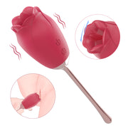 VELUXXA - Holiday Gift Rose Tongue Licking Vibrator