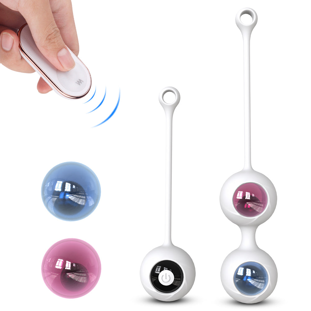 VELUXXA - Vaginal Dumbbells 5 Balls Remote Control Vibrating Private Health Trainer