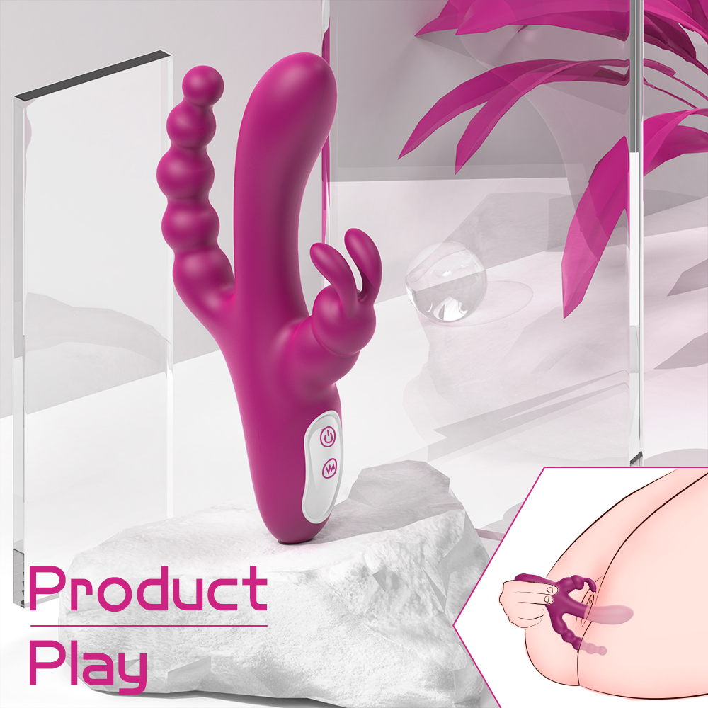 VELUXXA - Sexy Triple Vibrator Masturbator