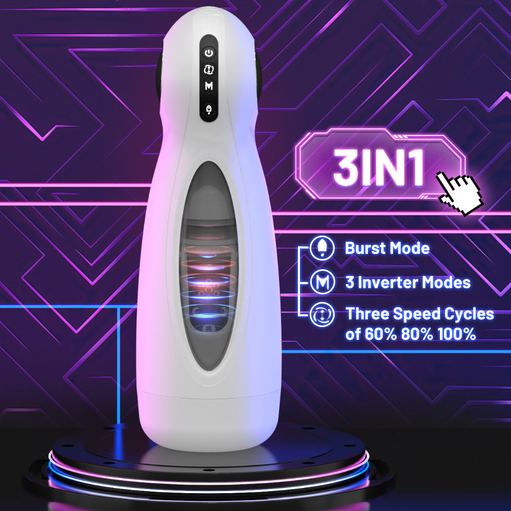 Veluxxa Electric Auto Rotating Male Masturbator Cup - Premium Adult Toy