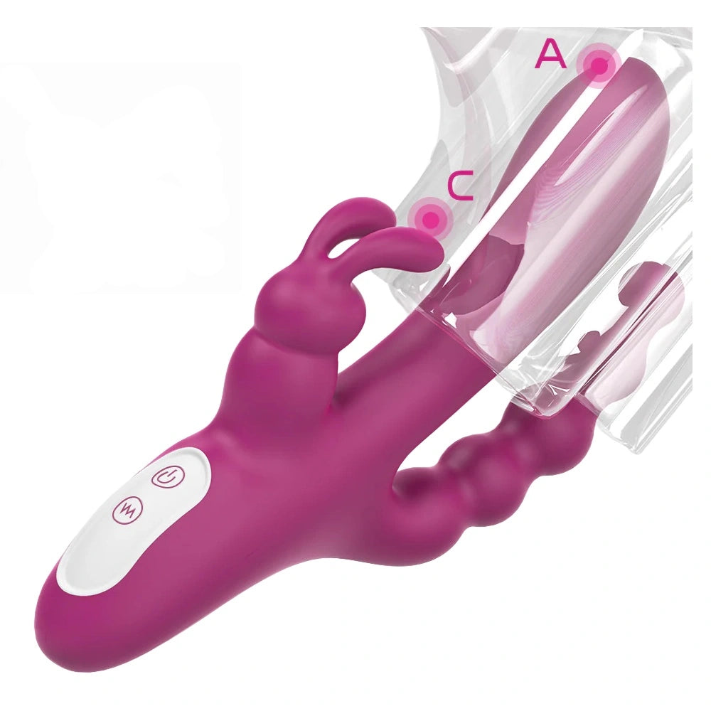 VELUXXA - Sexy Triple Vibrator Masturbator
