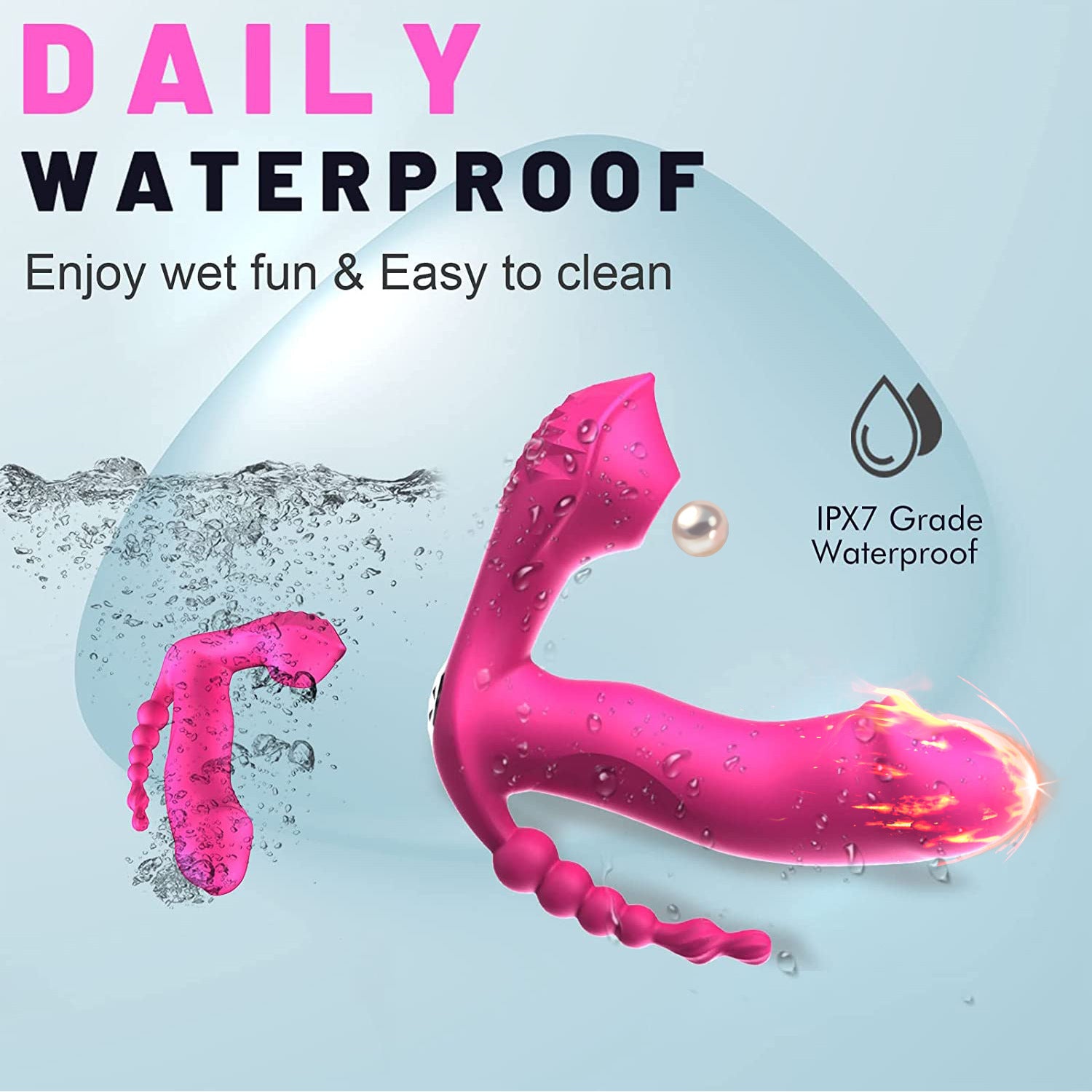 VELUXXA - Wearable Remote Three-Point Vibrator